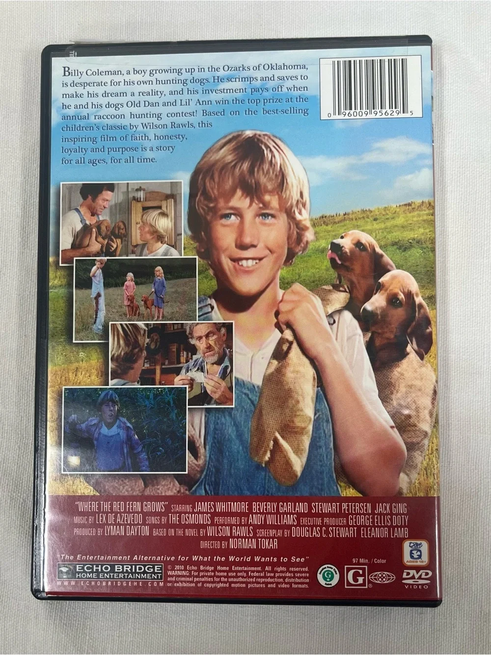 Where the Red Fern Grows DVD — Red, Green, Blue